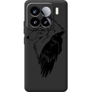 Чорний чохол BoxFace Xiaomi 15 Wolf and Raven