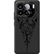 Чорний чохол BoxFace Xiaomi 15 Hugin and Munin