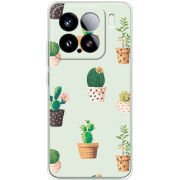 Чохол BoxFace Xiaomi 15 L-green Cacti