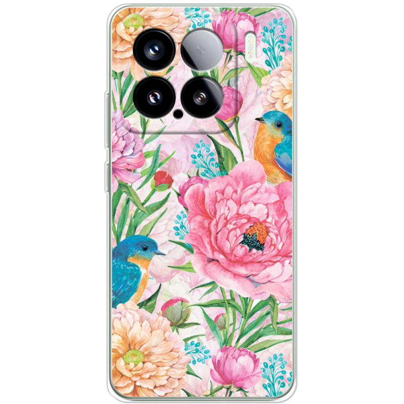Чохол BoxFace Xiaomi 15 Birds in Flowers