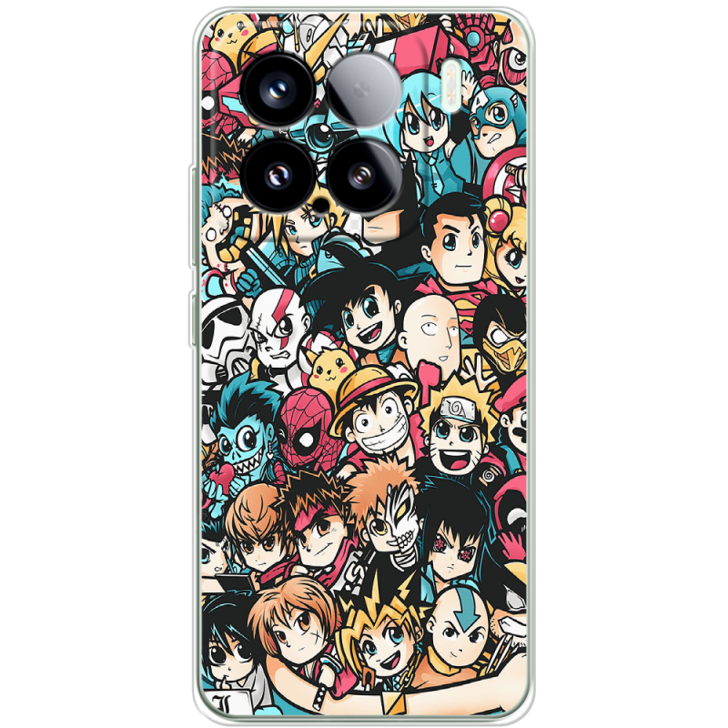 Чохол BoxFace Xiaomi 15 Anime Stickers