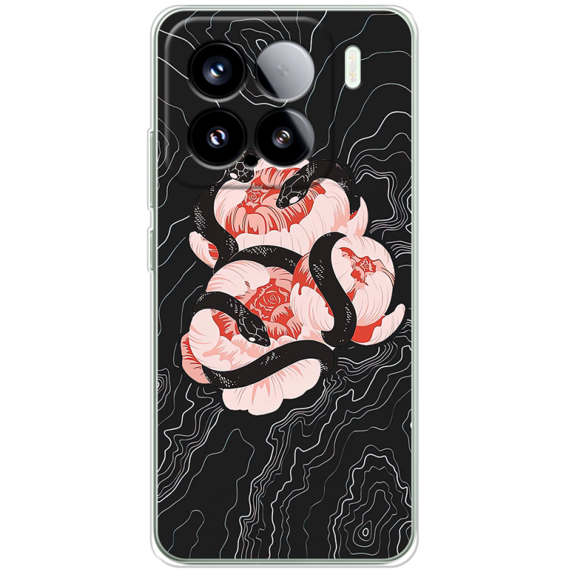 Чохол BoxFace Xiaomi 15 Snake Rose