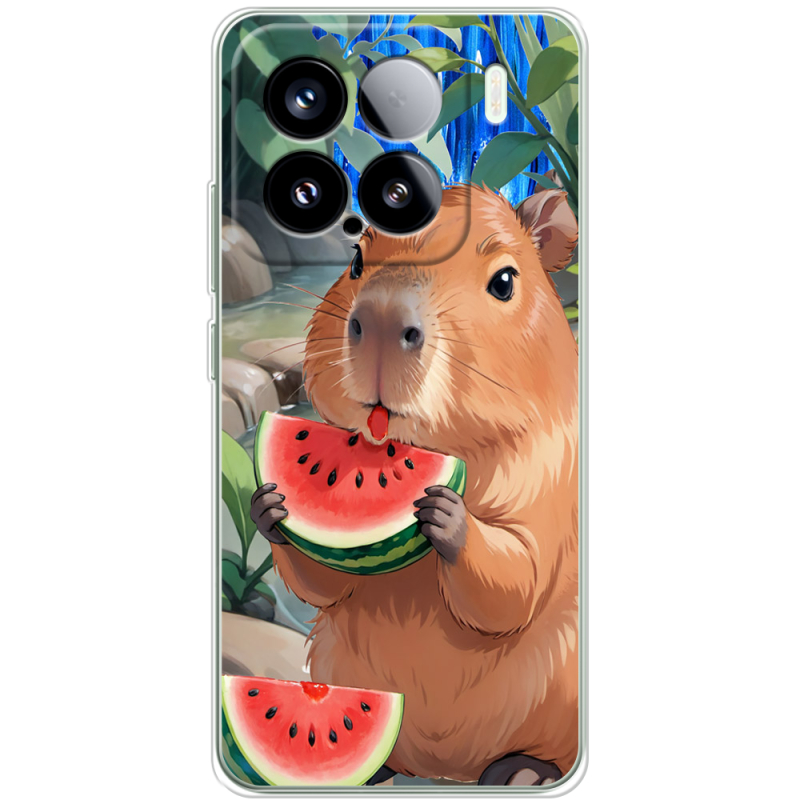 Чохол BoxFace Xiaomi 15 Капібара з кавуном