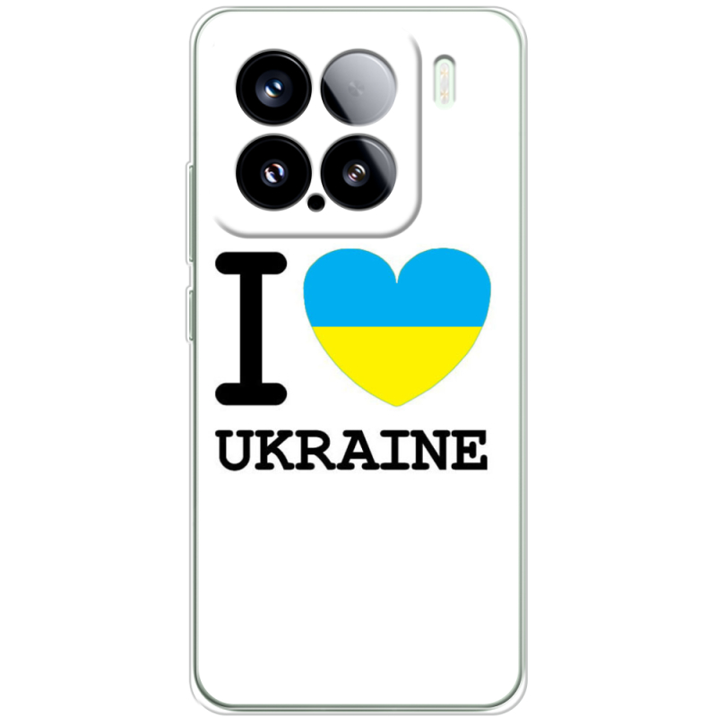 Чохол BoxFace Xiaomi 15 I love Ukraine