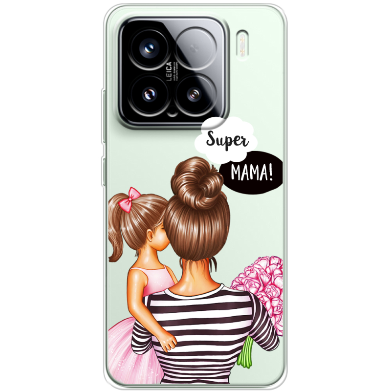 Прозорий чохол BoxFace Xiaomi 15 Super Mama and Daughter