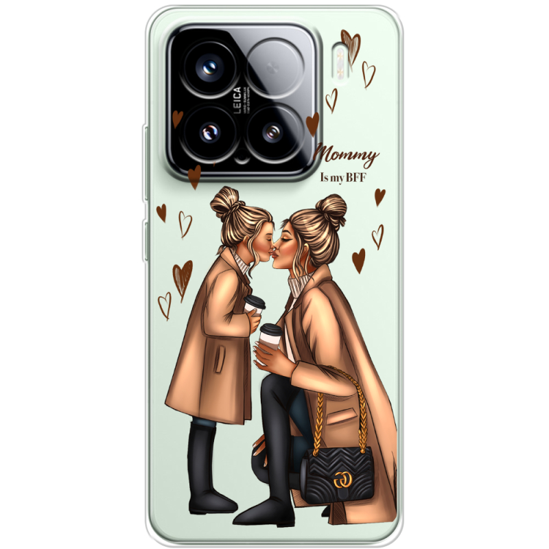 Прозорий чохол BoxFace Xiaomi 15 Mommy Is My BFF