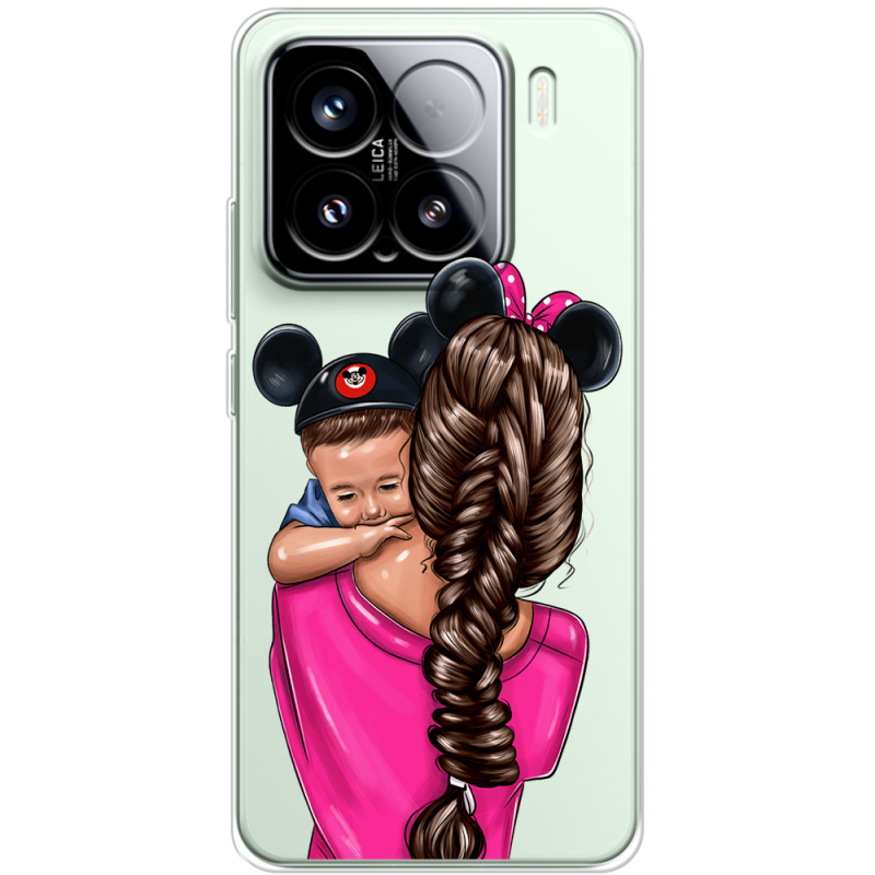 Прозорий чохол BoxFace Xiaomi 15 Mouse Mommy