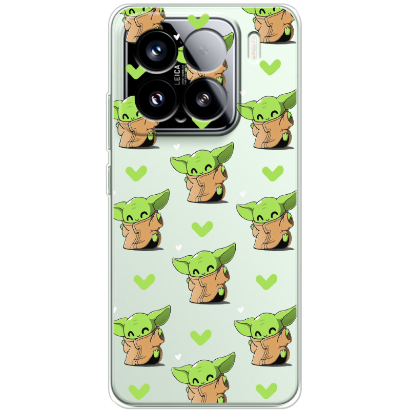 Прозорий чохол BoxFace Xiaomi 15 Pattern Baby Yoda