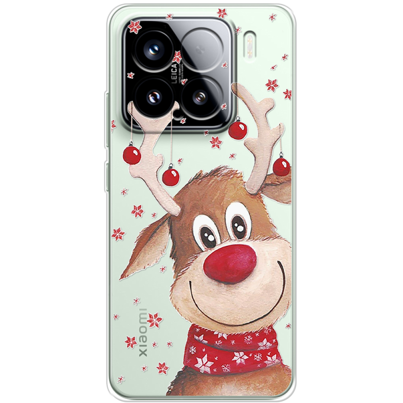 Прозорий чохол BoxFace Xiaomi 15 Winter Deer