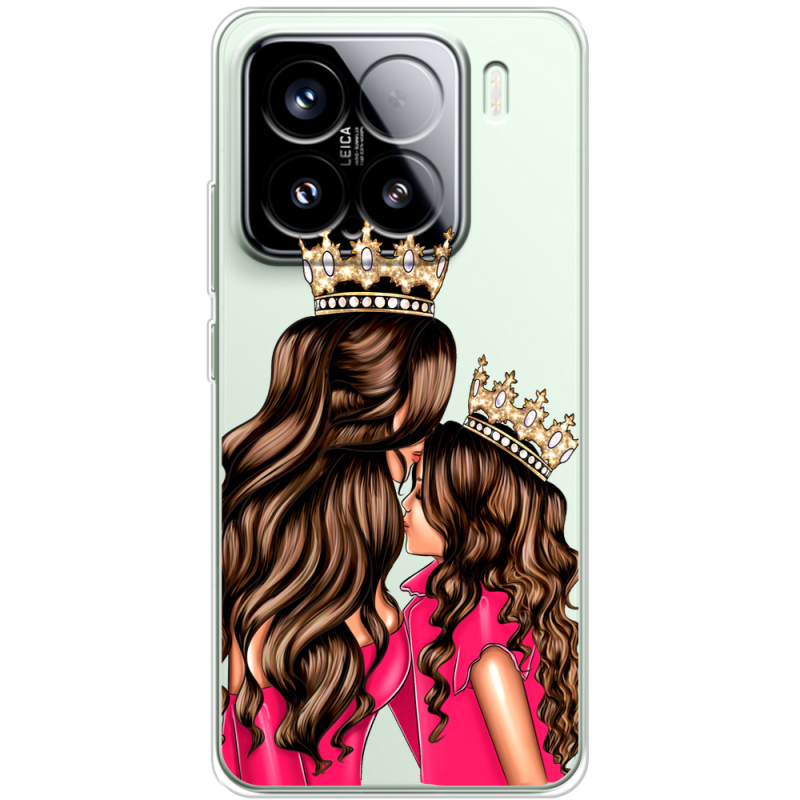 Прозорий чохол BoxFace Xiaomi 15 Queen and Princess