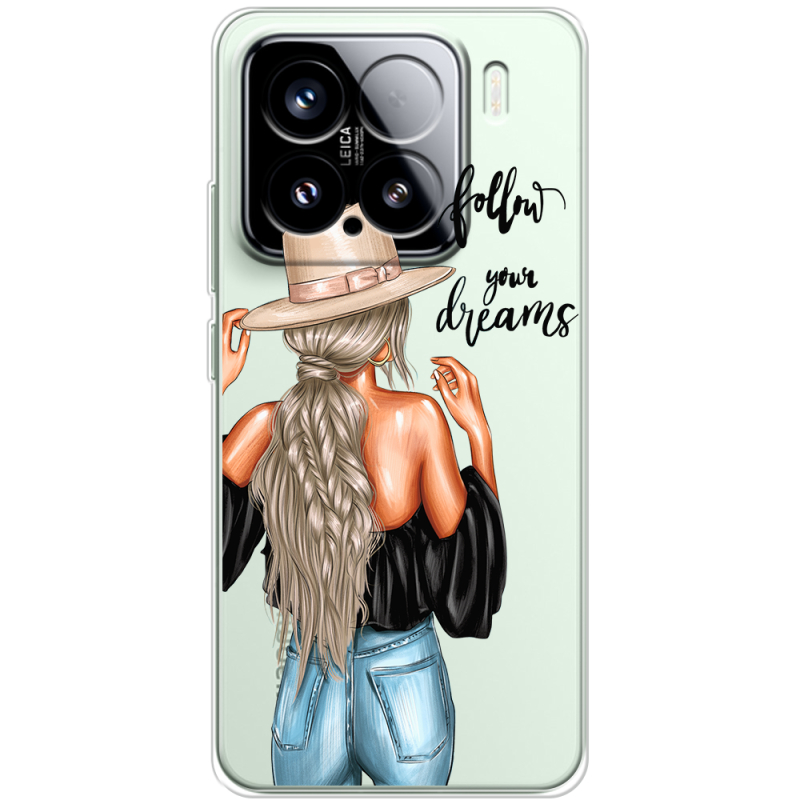 Прозорий чохол BoxFace Xiaomi 15 Follow Your Dreams