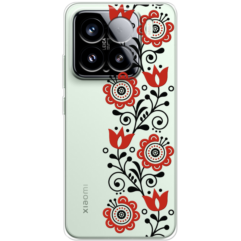 Прозорий чохол BoxFace Xiaomi 15 Ethno Ornament