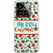 Прозорий чохол BoxFace Xiaomi 15 Vintage Christmas Pattern