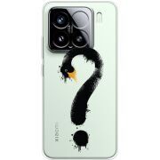 Прозорий чохол BoxFace Xiaomi 15 Swan question