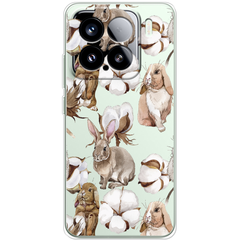 Прозорий чохол BoxFace Xiaomi 15 Cotton and Rabbits