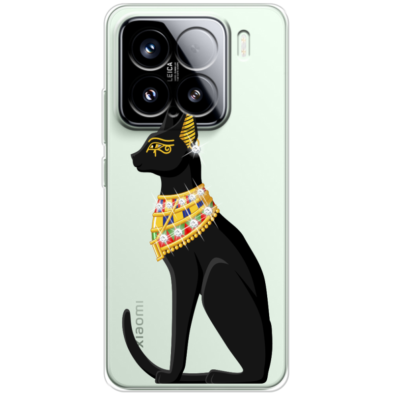 Чохол зі стразами Xiaomi 15 Egipet Cat