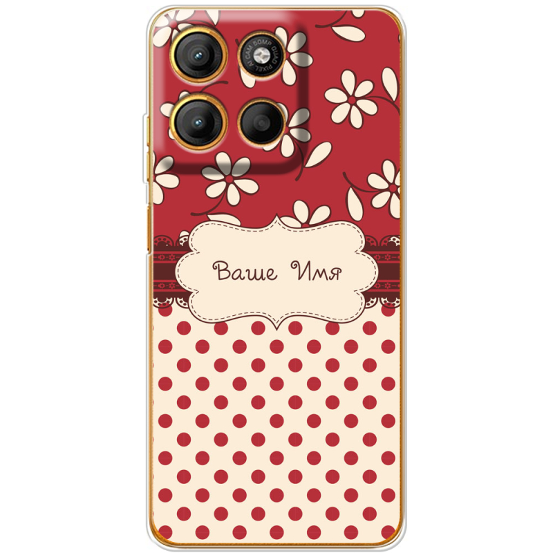 Чохол BoxFace Motorola G15 Power Именной Polka Dots