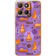 Чохол BoxFace Motorola G15 Power Yoga Cat
