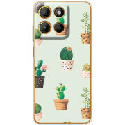 Чохол BoxFace Motorola G15 Power L-green Cacti