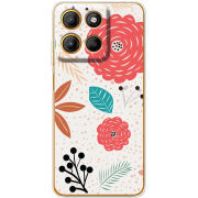 Чохол BoxFace Motorola G15 Power Line Flowers