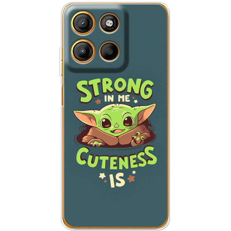 Чохол BoxFace Motorola G15 Power Strong in me Cuteness is
