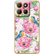 Чохол BoxFace Motorola G15 Power Birds and Flowers
