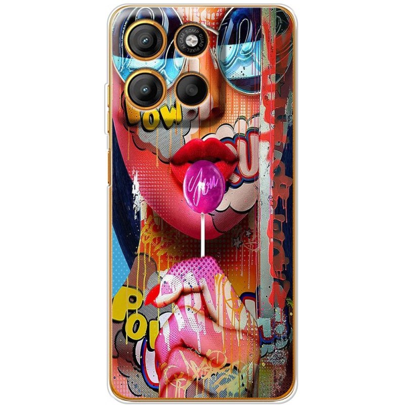 Чохол BoxFace Motorola G15 Power Colorful Girl