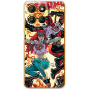 Чохол BoxFace Motorola G15 Power Deadpool and Mary Jane