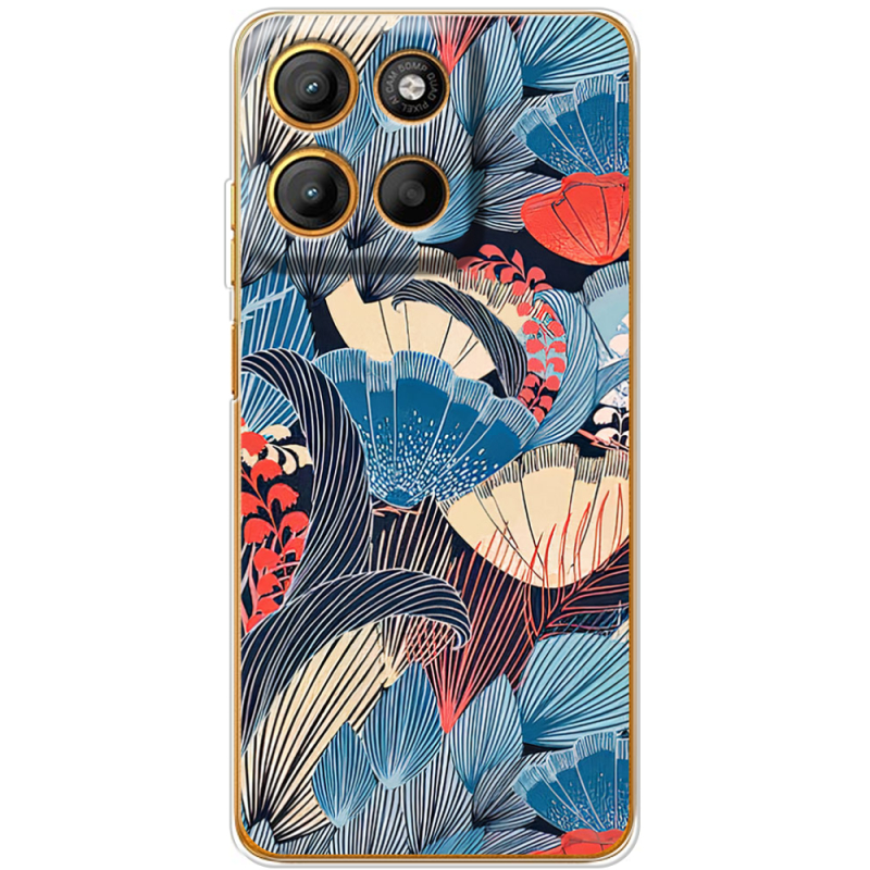 Чохол BoxFace Motorola G15 Power Blue Herb