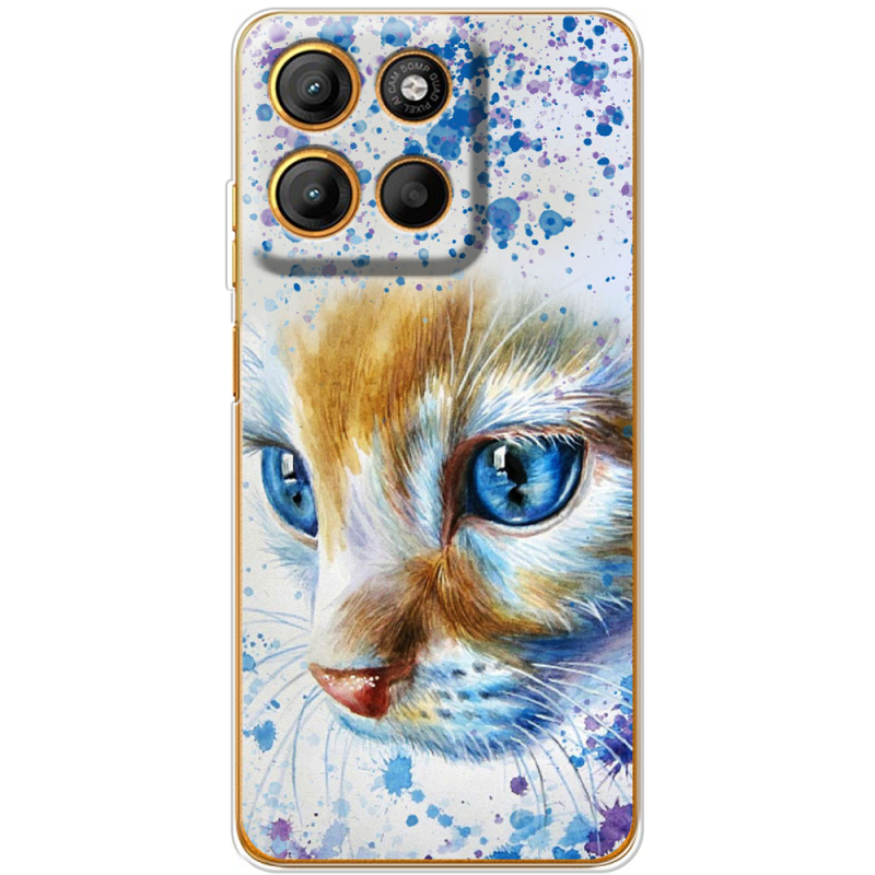 Чохол BoxFace Motorola G15 Power Голубоглазый Кот