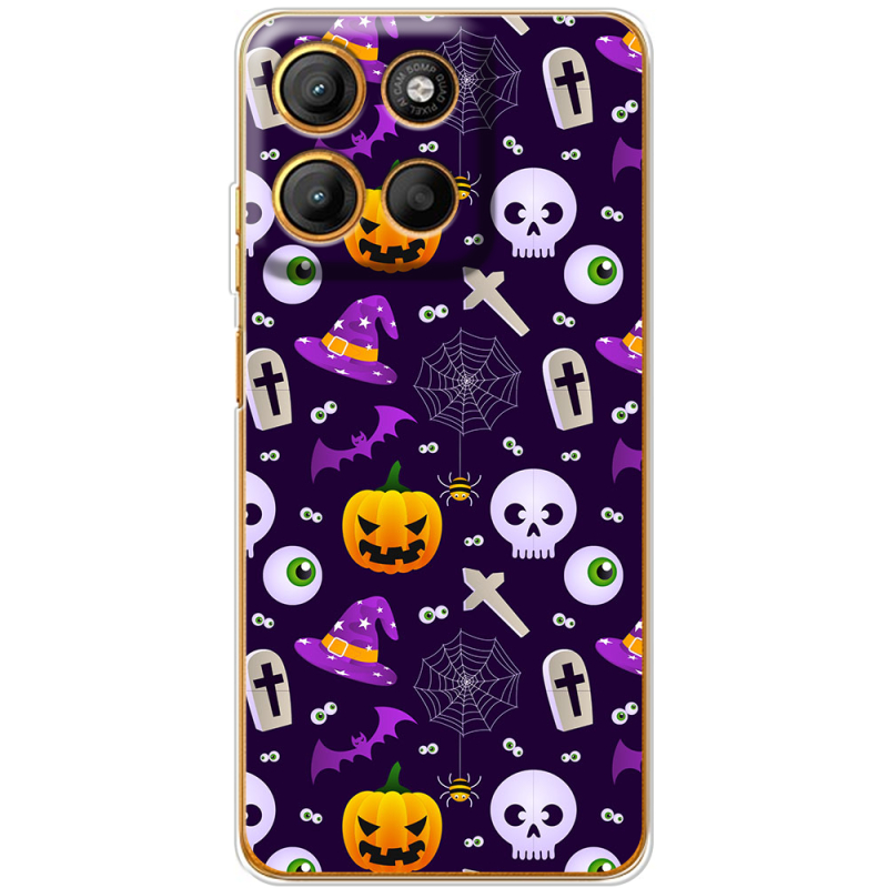 Чохол BoxFace Motorola G15 Power Halloween Purple Mood