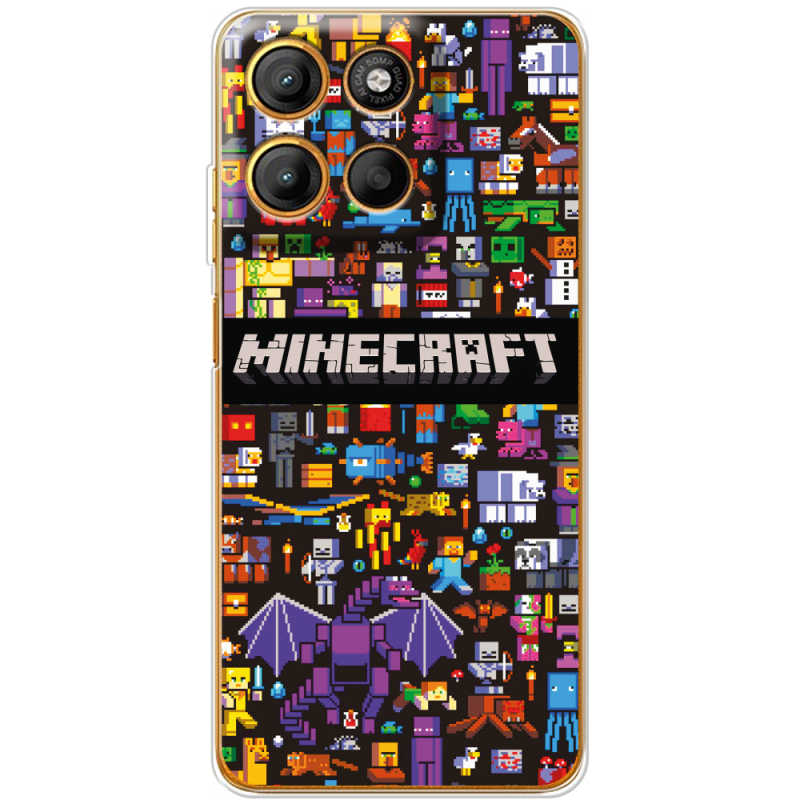Чохол BoxFace Motorola G15 Power Minecraft Mobbery