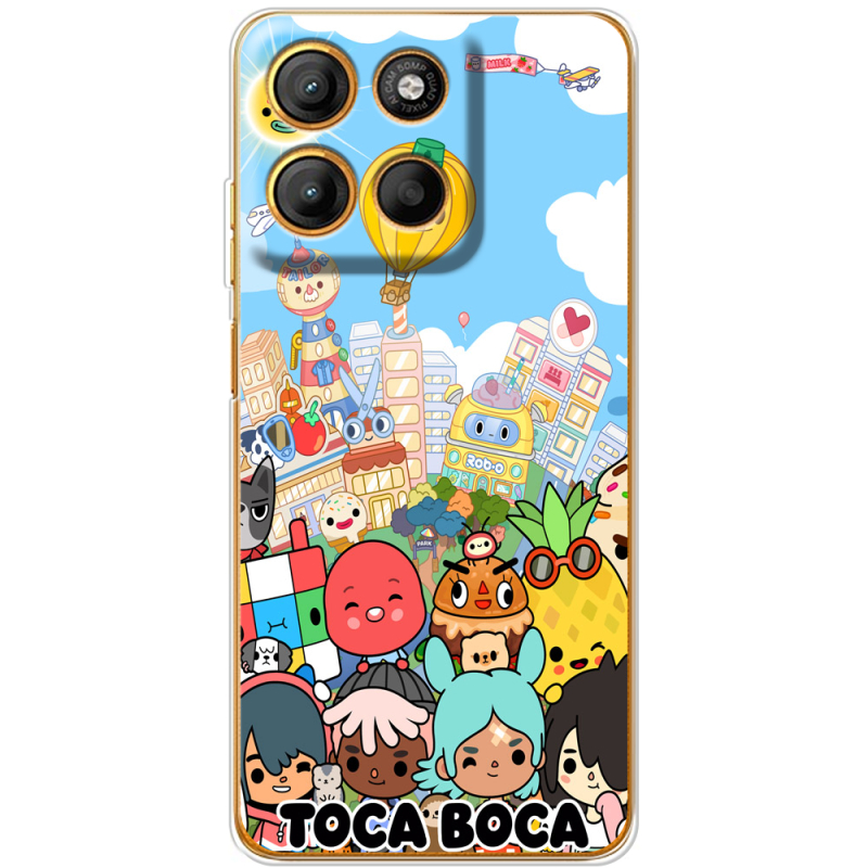 Чохол BoxFace Motorola G15 Power Світ Тока Бока