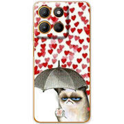 Чохол BoxFace Motorola G15 Power Raining Hearts