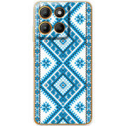 Чохол BoxFace Motorola G15 Power Блакитний Орнамент
