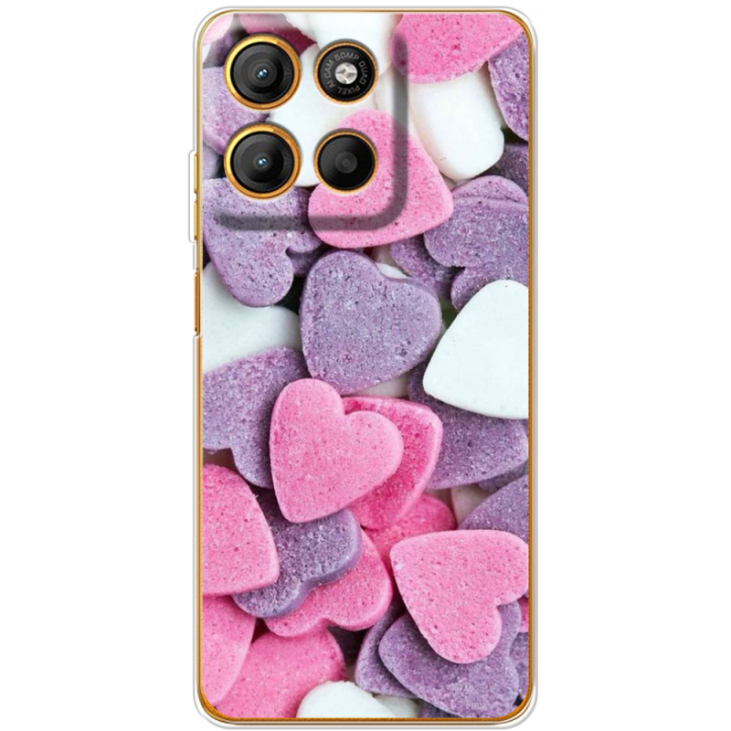 Чохол BoxFace Motorola G15 Power Сердечки