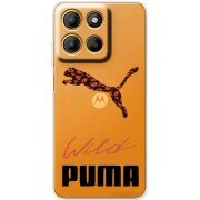 Прозорий чохол BoxFace Motorola G15 Power Wild Cat