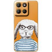 Прозорий чохол BoxFace Motorola G15 Power MR. Rabbit