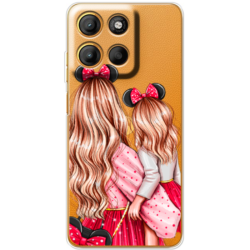 Прозорий чохол BoxFace Motorola G15 Power Mouse Girls