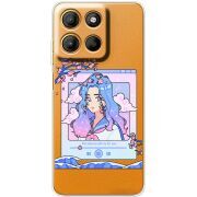 Прозорий чохол BoxFace Motorola G15 Power The Sakuras Will Cry For You