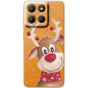Прозорий чохол BoxFace Motorola G15 Power Winter Deer