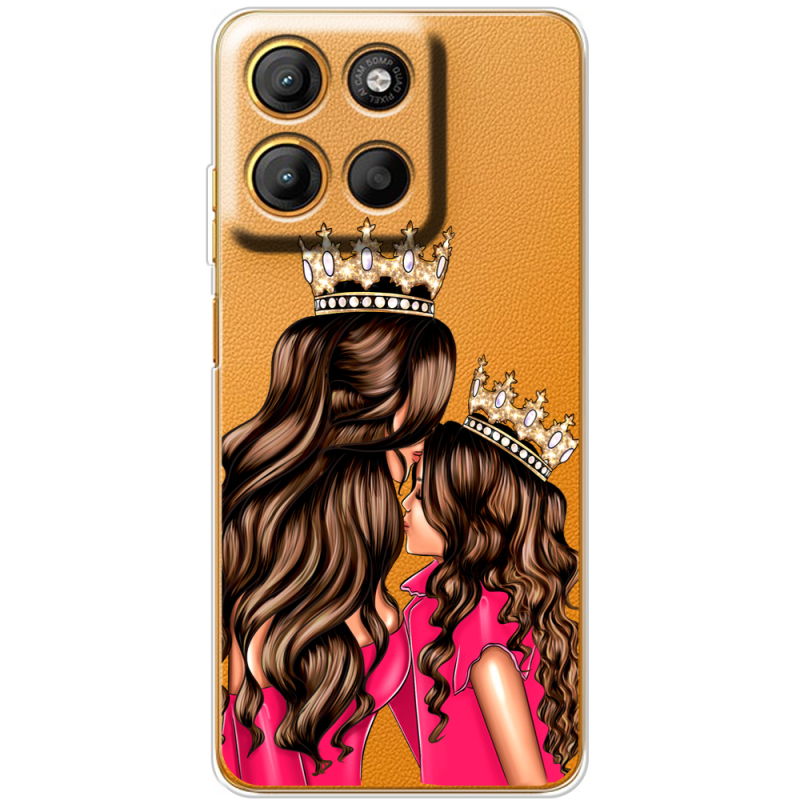 Прозорий чохол BoxFace Motorola G15 Power Queen and Princess