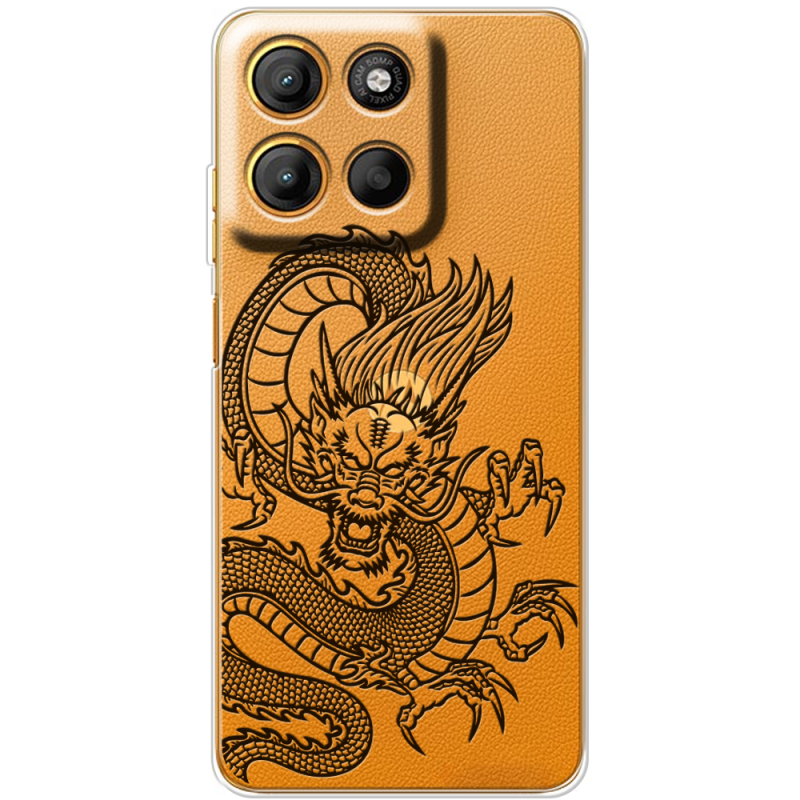 Прозорий чохол BoxFace Motorola G15 Power Chinese Dragon