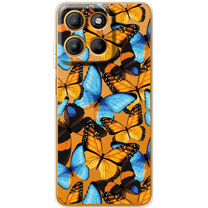 Прозорий чохол BoxFace Motorola G15 Power Butterfly Morpho