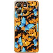 Прозорий чохол BoxFace Motorola G15 Power Butterfly Morpho