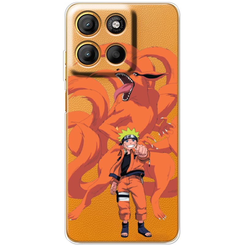 Прозорий чохол BoxFace Motorola G15 Power Naruto and Kurama