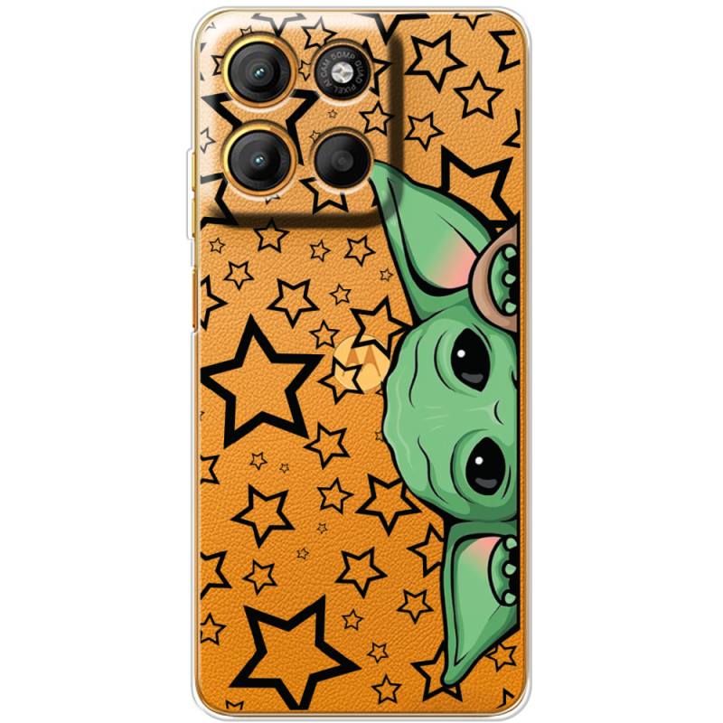 Прозорий чохол BoxFace Motorola G15 Power Baby Yoda