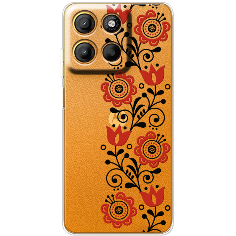 Прозорий чохол BoxFace Motorola G15 Power Ethno Ornament