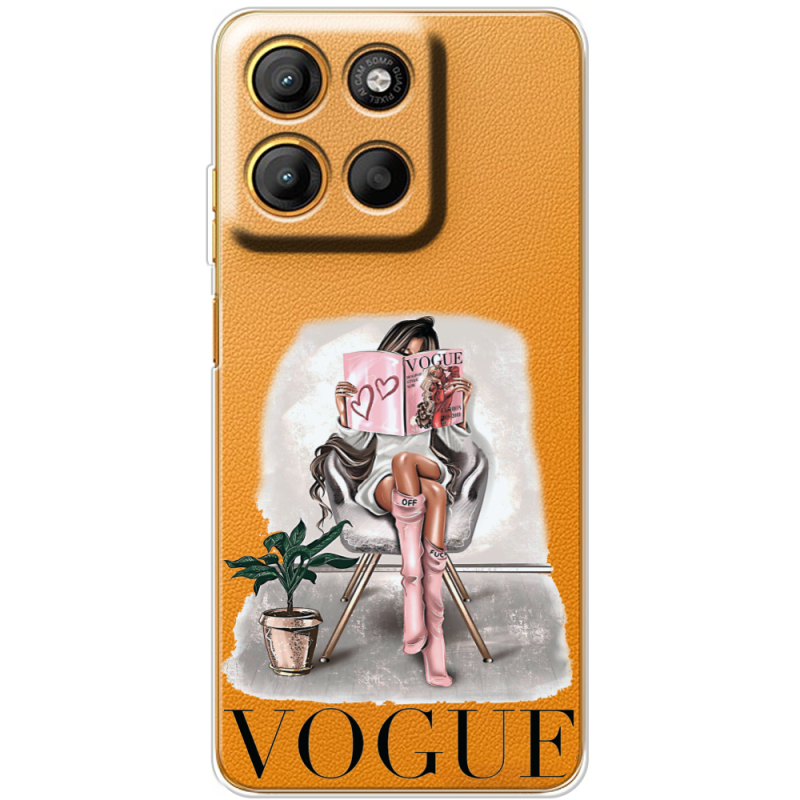 Прозорий чохол BoxFace Motorola G15 Power VOGUE