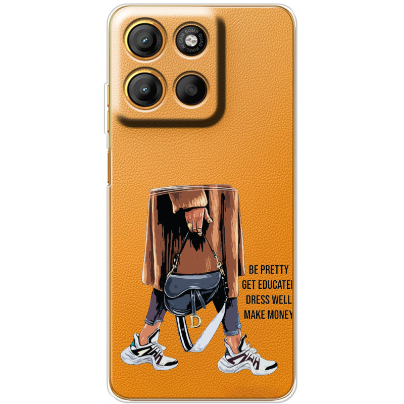 Прозорий чохол BoxFace Motorola G15 Power Motivation